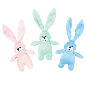 Pastel Long Ear Stuffed Easter Bunnies, Toys, 12 Pieces - Picture 1 of 1