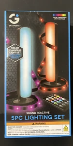 Smart Gear LED Lighting2 Tower Set 6.5 FT Strips Sound Reactive Remote Control - Bild 1 von 6