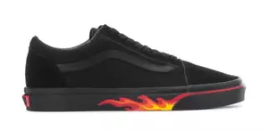 Vans Old Skool Flame Wall schwarze & schwarze Schuhe - Bild 1 von 5