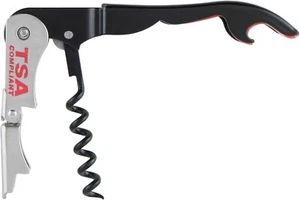 TSA Approved Travel Wine Bottle Opener Corkscrew - Picture 1 of 1