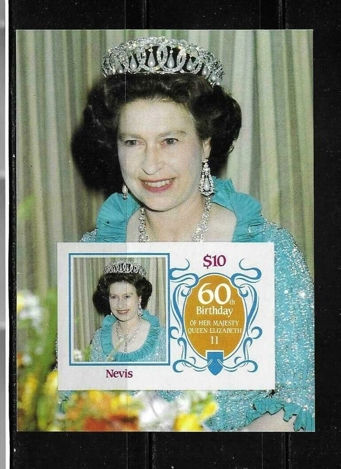 Nevis SC # 476 Queen Elizabeth 60th Birthday . MNH - Image 1 of 1