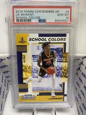 2019 Panini Contenders Draft Picks School Colors Ja Morant #2 PSA 10 Rookie!!