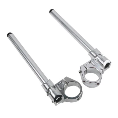 48mm Clip-on Handlebars Aluminum Fit For Honda CBR600RR F5 2005-2006 2007-2013 - Image 1 of 4