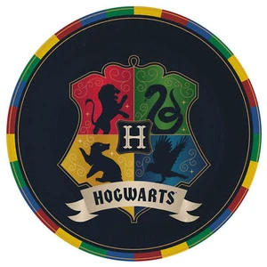 Harry Potter Party Plates Hogwarts Magic Birthday Party Potter Boy Paper Plates - Picture 1 of 2