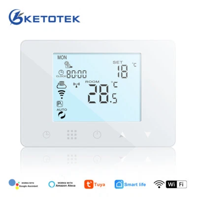 Wifi RFWireless Smart Thermostat Gas Boiler Water Heating Temperature Controller - Image 1 of 4