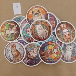 26pc Random Cat Theme Stickers Scrapbook Mobile Laptop DIY Decor AUS A - Picture 1 of 1