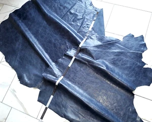 LEDER TIP 36268-NC, SONDERPREIS: 2-Lederhäute-Konvolut, graublau nappa - Bild 1 von 1