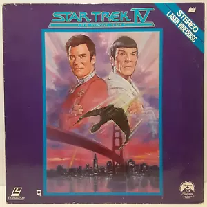 Star Trek IV The Voyage Home (1986) Sci-Fi - 1987 1st Edition Laserdisc LD - Imagen 1 de 6