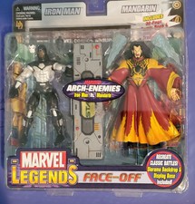 Marvel Legends Face-Off Variant WAR MACHINE vs MANDARIN 2 Pack ToyBiz