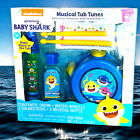 Baby Shark Bathtub Toys Drum, Drumsticks, Water Whistle & Kids Body Wash Set