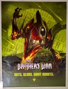 The Brothers' War Green Promo Magic MTG Set Poster unbenutzt kostenloser Versand - Bild 1 von 1