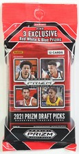 2021-22 Panini Prizm Draft Picks Jumbo Fat Basketball Trading Card Pack + Bonus