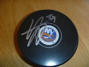 Brian Strait New York Islanders Signed/Auto Puck  COA   Devils - Picture 1 of 1