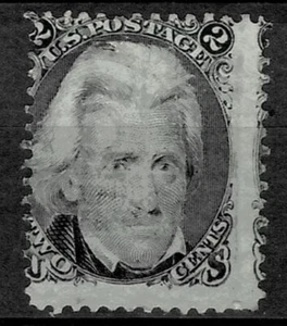 USA Stamp 1867 / 2 c ☀ Scott 87 / E Grill - Picture 1 of 2