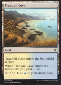 TRANQUIL COVE 246/269 KHANS OF TARKIR MTG MAGIC LP - Imagen 1 de 1