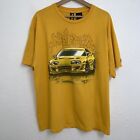 Vintage Import Tuners Drifter Tee Yellow T-Shirt Short Sleeve USA Made Size XL