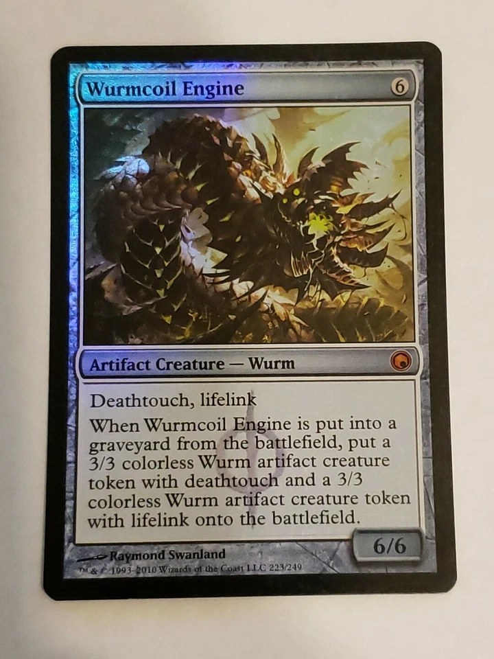 1x Foil Wurmcoil Engine Scars Of Mirrodin - MTG -Modern Commander played x1 - Image 1 of 1