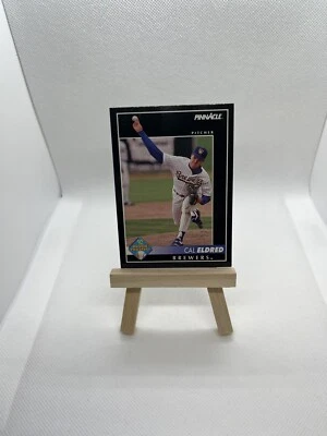 Pinnacle 1992 #249 Cal Eldred Brewers  ‘92 Prospect. - Image 1 of 2