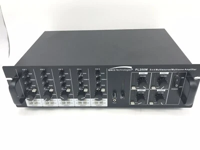 SPECO TECHNOLOGIES PL200M Multizone-Multisource Amplifier,40W - Image 1 of 2