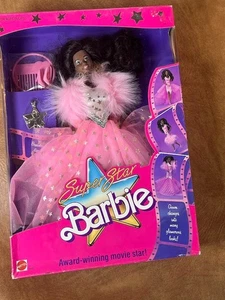 Muñeca Barbie Super Star 1988 Mattel No. 1605 NRFB - Imagen 1 de 10