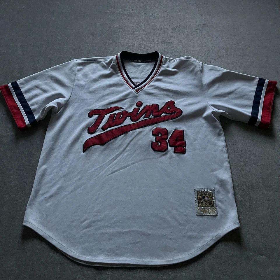 Mitchell & Ness Kirby Puckett Minnesota Twins Cooperstown Jersey Men XL White - Image 1 of 4