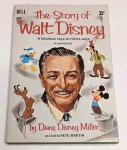 The Story of Walt Disney; Dell 1st, paperback, 1959, Diane Disney Miller - VG - Picture 1 of 4