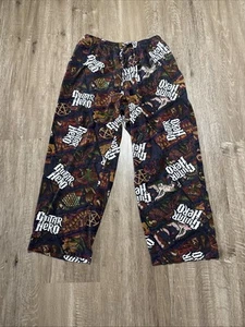 Guitar Hero 2009 All Over Print Pajama Pants Mens Large - Picture 1 of 8