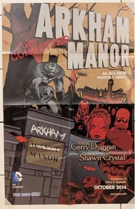 DC Comics Arkham Manor October 2014 Print Ad Poster Promo Art - Picture 1 of 1
