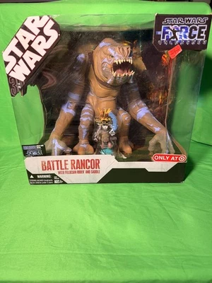 STAR WARS 30TH BATTLE RANCOR & FELUCIAN RIDER FORCE UNLEASHED TARGET EXCLUSIVO Foto 1 de 2