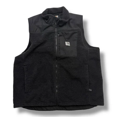 Carhartt Yukon Extremes Fleece Wind Fighter Vest Mens Size XL #104515-NO4 - Image 1 of 4