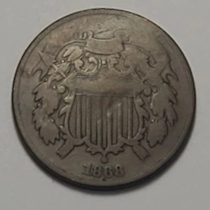 Nicer Low Mintage 1868 Two Cent Piece - Picture 1 of 2