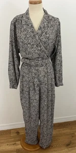 Mono mameluco vintage Sunshine Starshine para mujer 8 estampado animal con cinturón - Imagen 1 de 10