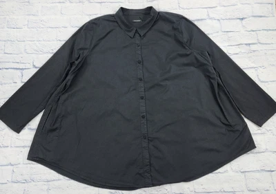 Top túnica Stella Carakasi MUJER XXL negro botón horario estelar algodón orgánico modal Foto 1 de 4