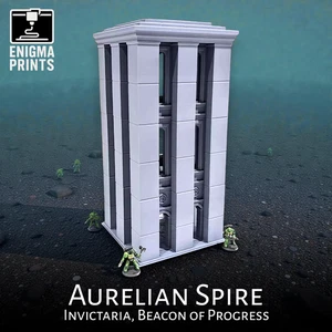 Aurelian Spire - 28mm 3d Printed Imperial Neoclassical Terrain | Invictaria - Picture 1 of 6
