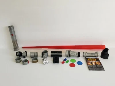 Star Wars Hasbro Ultimate Lightsaber 2005 Personalizzabile Pezzi Istruzioni BE - Immagine 1 di 4