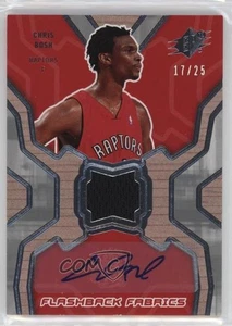 2007-08 SPx Flashback Fabrics Auto 17/25 Chris Bosh #FFA-BO HOF - Picture 1 of 3