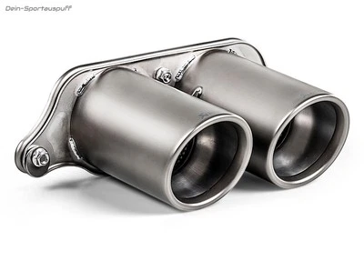 Akrapovic Titan Sistema Di Scarico Porsche 911 991.1 GT3 RS 4.0L 2x100Mm Rotondo - Immagine 1 di 3