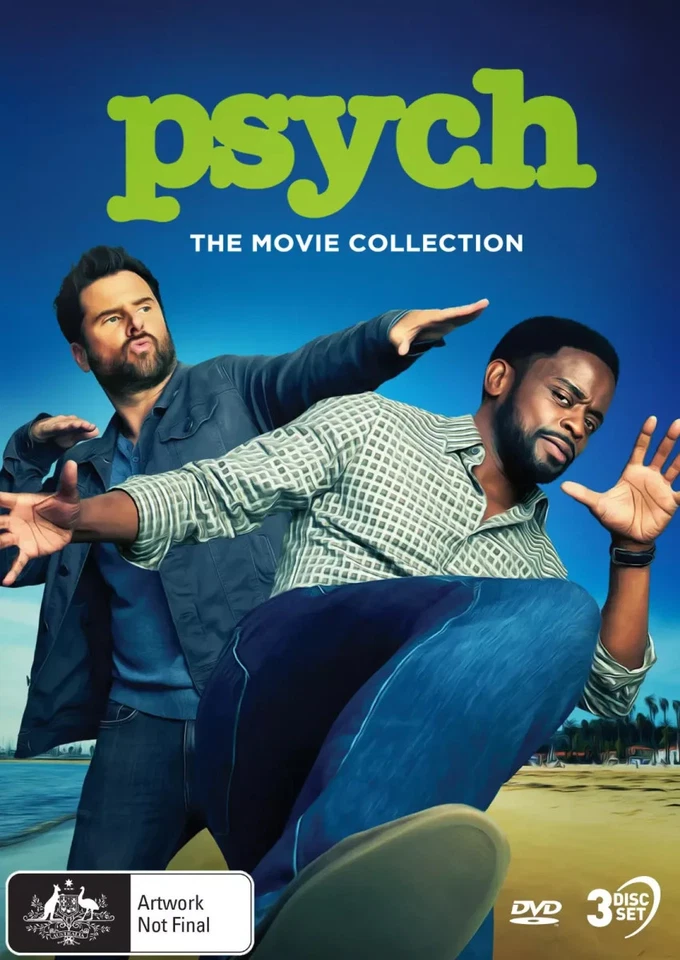 Psych Film Collection: Psych The Movie + Psych 2 + Psych 3 This is Gus DVD - Image 1 of 1