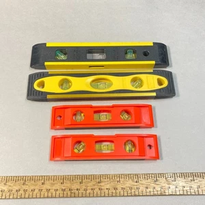 Torpedo level Lot 4 Pc Spirit Levels 9" w/ 2 Mayes - Picture 1 of 5