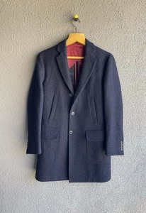 Hackett London Herren Wollmantel Größe 36R/46R - Bild 1 von 21