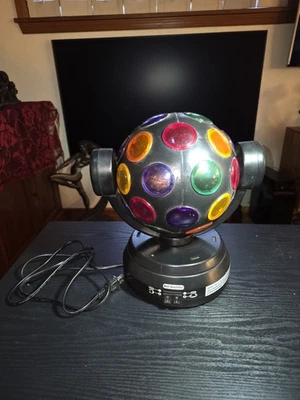Kool Light 8" 901 Multi-Color Rotating Disco Ball Party Light Multi Directional - Image 1 of 4