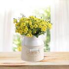 Metal Flower Bucket Farmhouse Vase For Window Home Decor Table Centerpiece