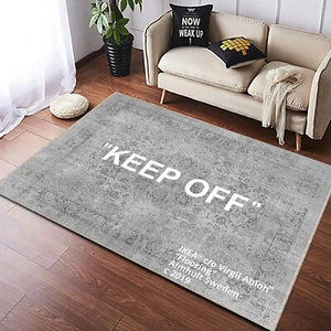Alfombra Keep Off, Cool, Off White, Keep Off, Keep Off, alfombra Hypeast, alfombra de moda - Imagen 1 de 15