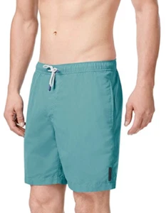 $79.50 Michael Kors Men's Lanai Swim Trunks Polyester Lagoon, Size XL - Picture 1 of 4