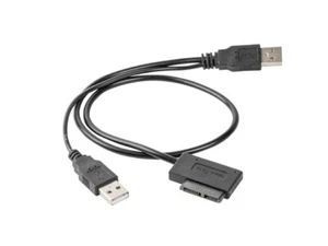 Adaptador externo USB a SATA para disco SATA pequeño delgado HDD SSD DVD 13 pines 13 pines - Imagen 1 de 8
