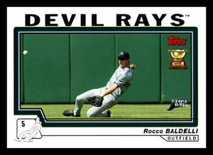 2004 Topps Rocco Baldelli All-Star Rookie Gold Cup Trophy Rookie #94 Mint - Picture 1 of 2