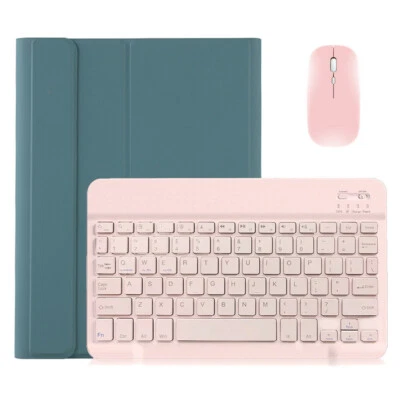 Bluetooth Keyboard Case Cover Mouse For iPad 10th/9/8/7/6/5 Gen Air 5/4/3 Pro 11 - Image 1 of 4