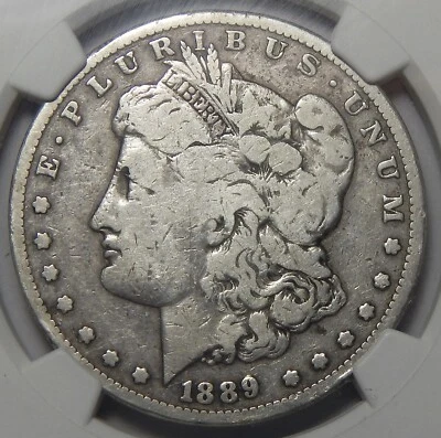 1889-CC NGC VG8 MORGAN DOLLAR - Image 1 of 4
