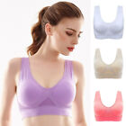 Womens Casual Seamless Comfort Push Up Bra Ladies Stretch Comfy Sports Bralette