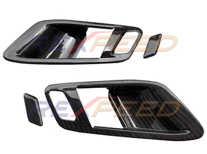 Cubierta de manija de puerta interior de carbono seco REXPEED-brillante para Supra 2020+ A90 A91 MKV - Imagen 1 de 3